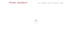 Desktop Screenshot of praxis-akasha.ch