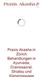 Mobile Screenshot of praxis-akasha.ch